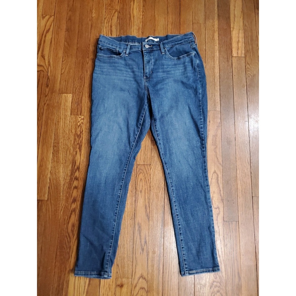 Levis Jeans Womens 311 Shaping Skinny Stretch 33 x 30 Red Tab Blue Denim